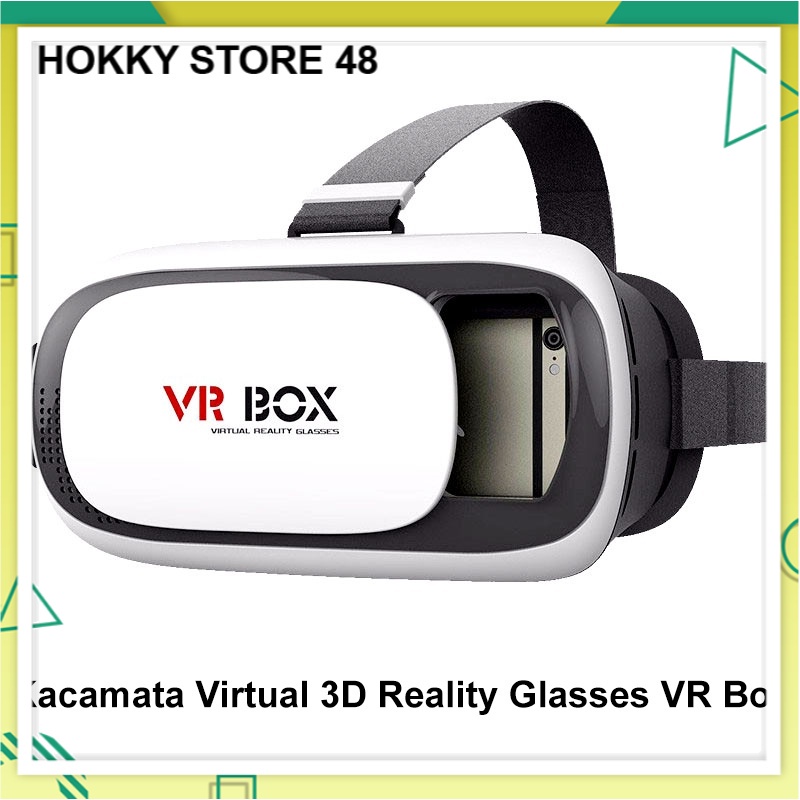 Virtual 3D Reality Glasses VR Box Smartphone / Kacamata 3D Cardboard 360 derajat HS Hokky Store 48
