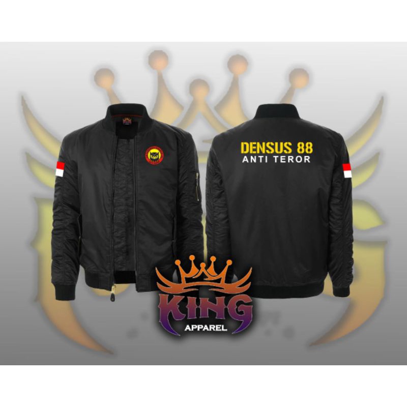 JAKET BOMBER PRIA DENSUS 88 ANTI TEROR | BAHAN TASLAN |
