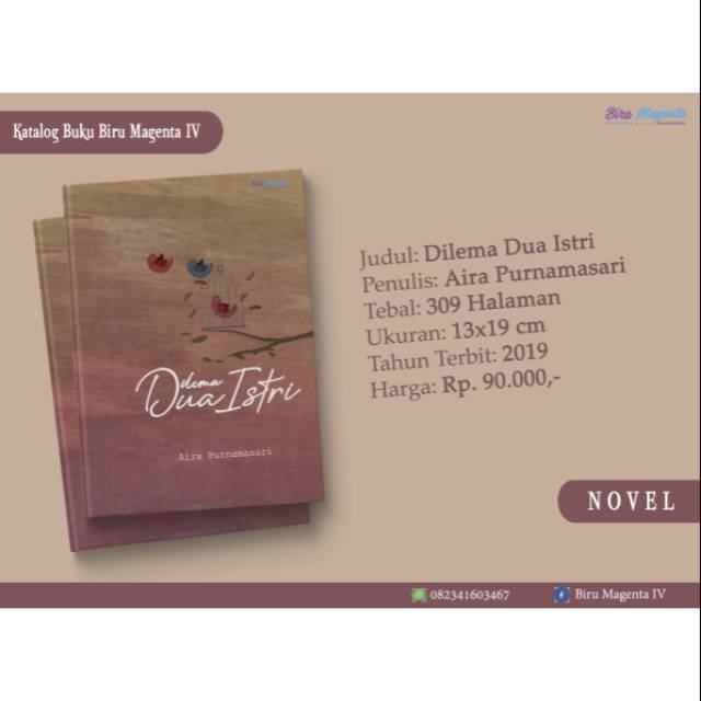 Novel "Dilema Dua Istri" by Aira Purnamasari