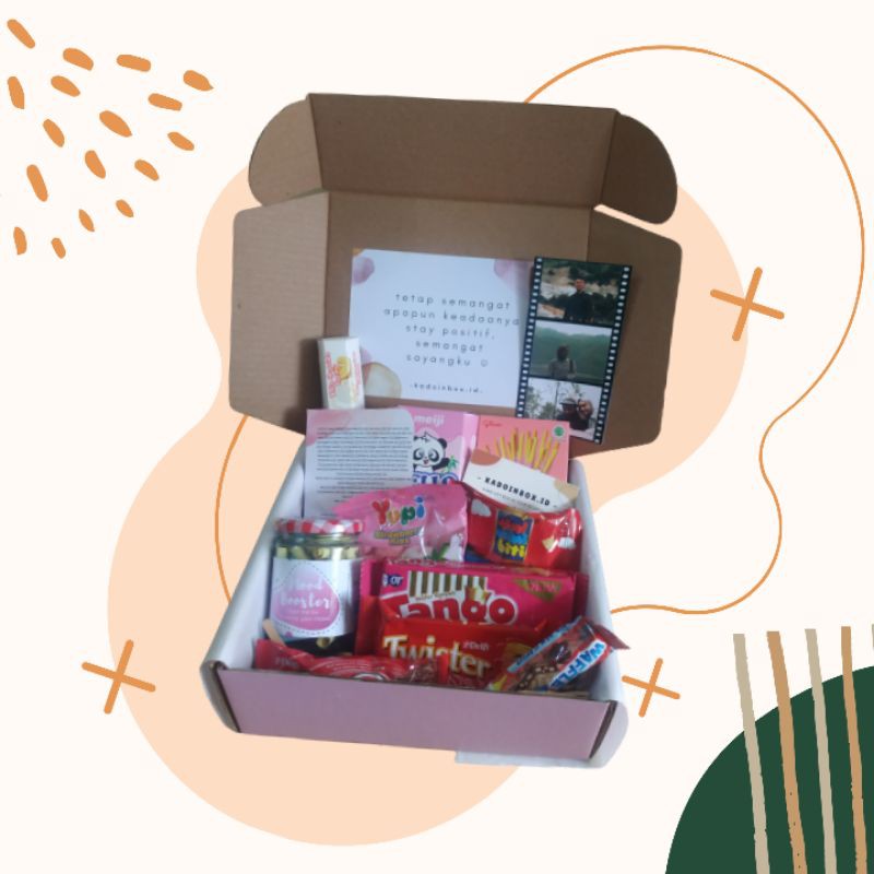 

custom Gift Box Kadoinbox.id - snack box - Kado wisuda - Kado Ultah - Jar of words