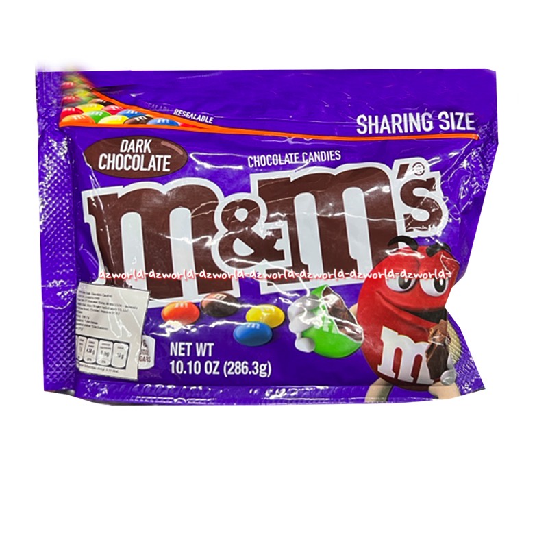 M&amp;M's 255g Crispy Dark Chocolate English Toffee Peanut Caramel Coklat M&amp;M Bulat Coklat Warna Warni Rasa Kacang Tofe M &amp; M  MM