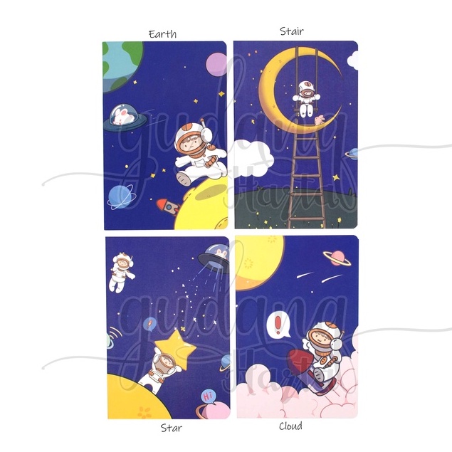 

GCC Notebook A5 Cut Astro Boy Buku Motif Astronot Angkasa GCC 308651