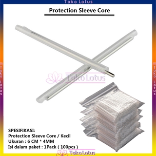1Pack50/100 Pcs Protection Sleeve Fiber Optic Splicing Tube Heat Shrinkable Pipe 60mm