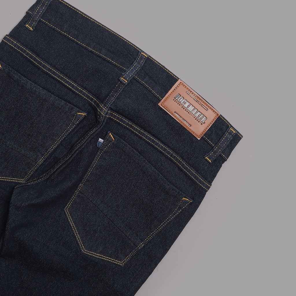 CELANA DENIM SELVEDGE ROCKMAKER DARK INDIGO WHITE