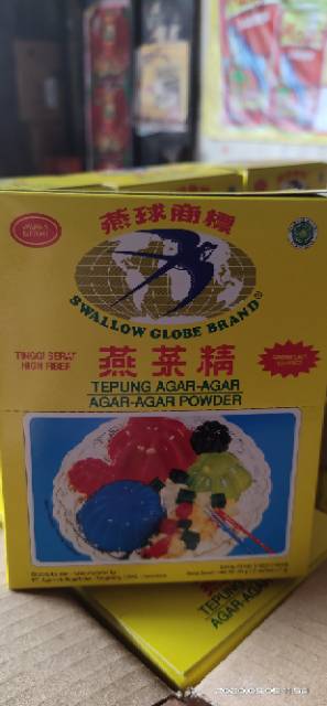 AGAR AGAR ASLI SWALLOW GlOBE ASLI, SEPACK 12 BKS