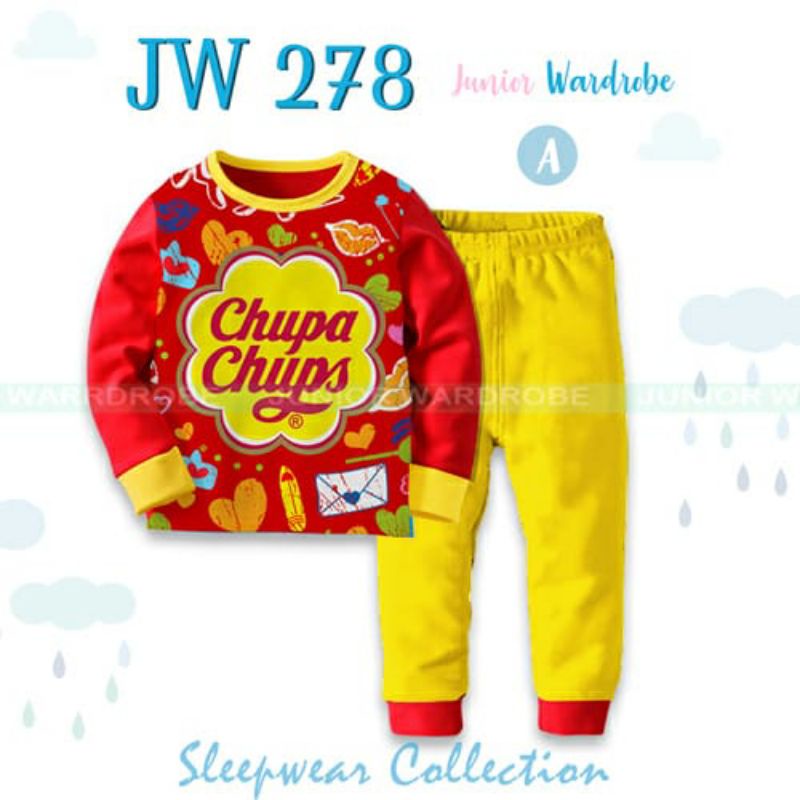JW278 PIYAMA ANAK bahan katun