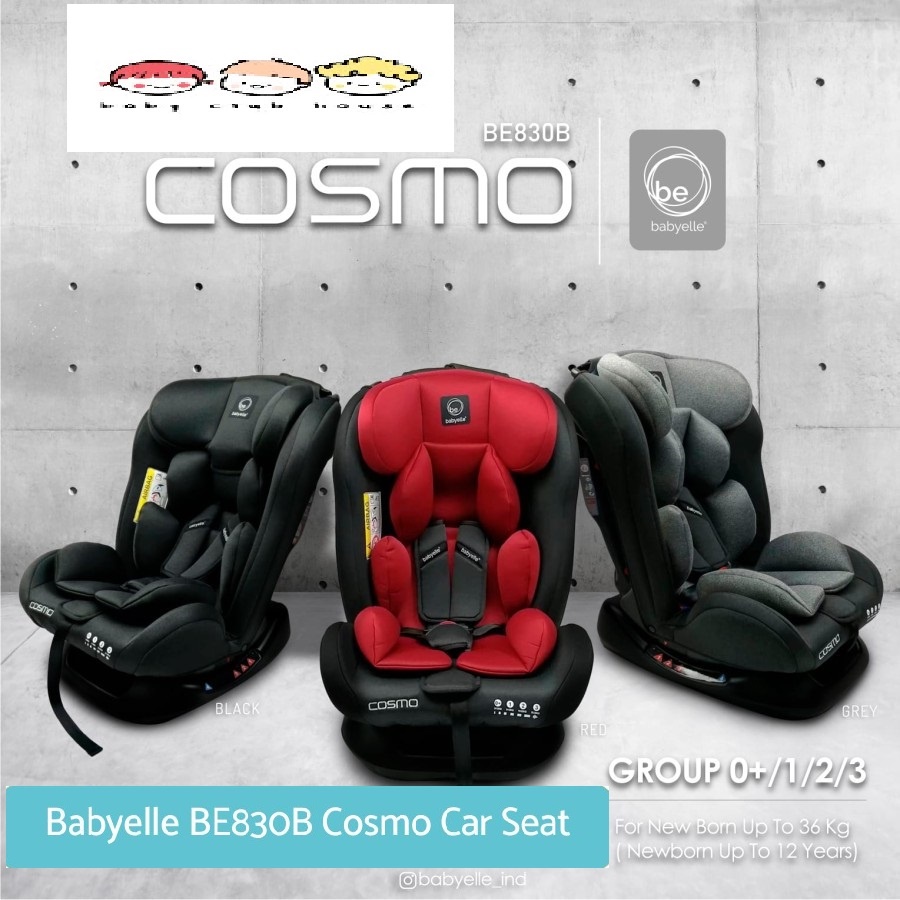 Carseat Babyelle Cosmo BE830B / Carseat Babyelle Cosmo Ix / Kursi Mobil Anak