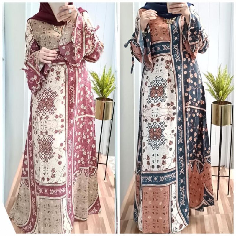 gamis etnik modern