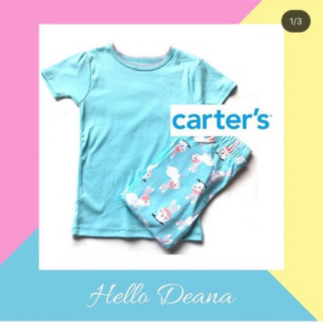 Set piyama carter / set baju tidur anak perempuan