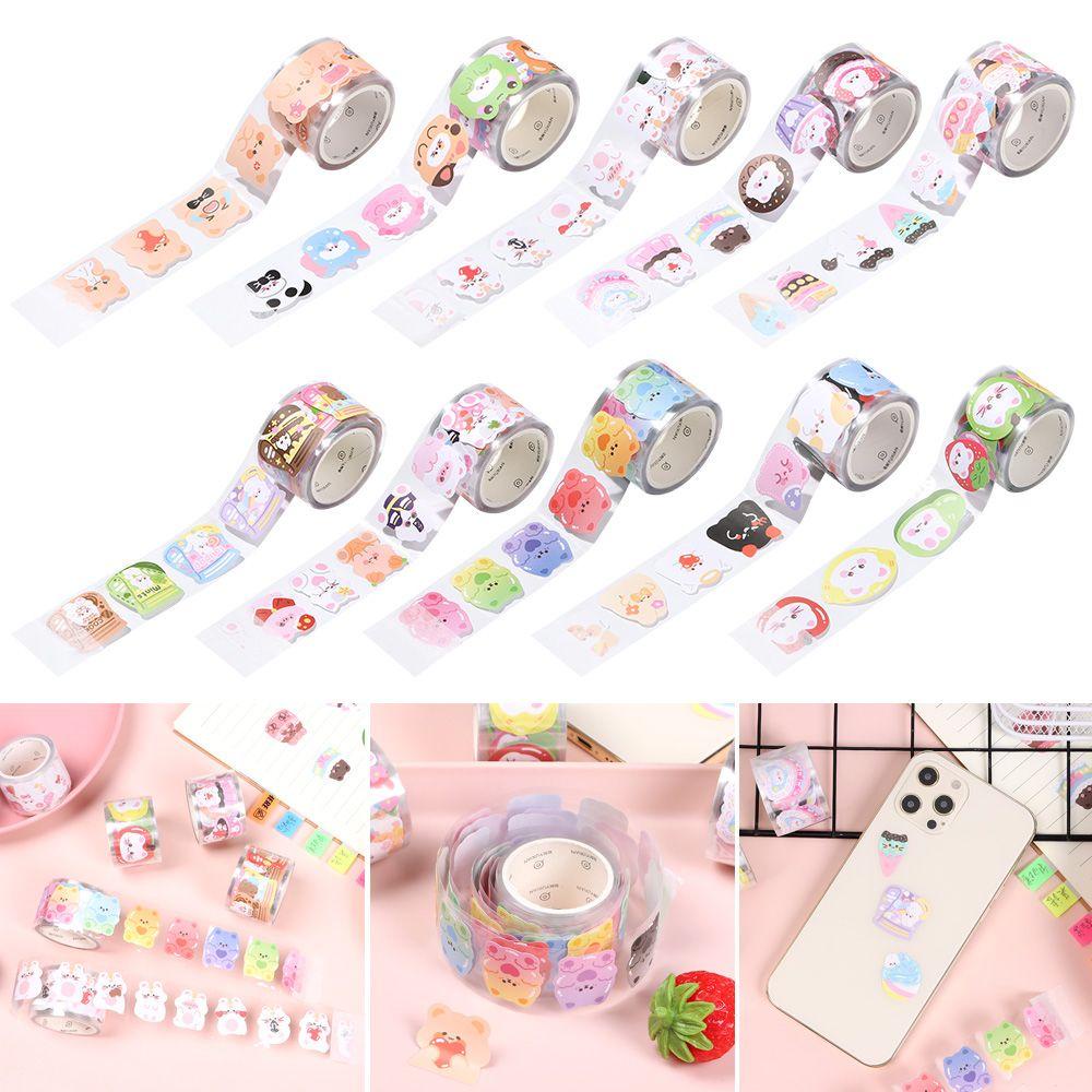 Preva Animal Tape Tearable DIY Kawaii Stiker Scrapbooking Dekoratif