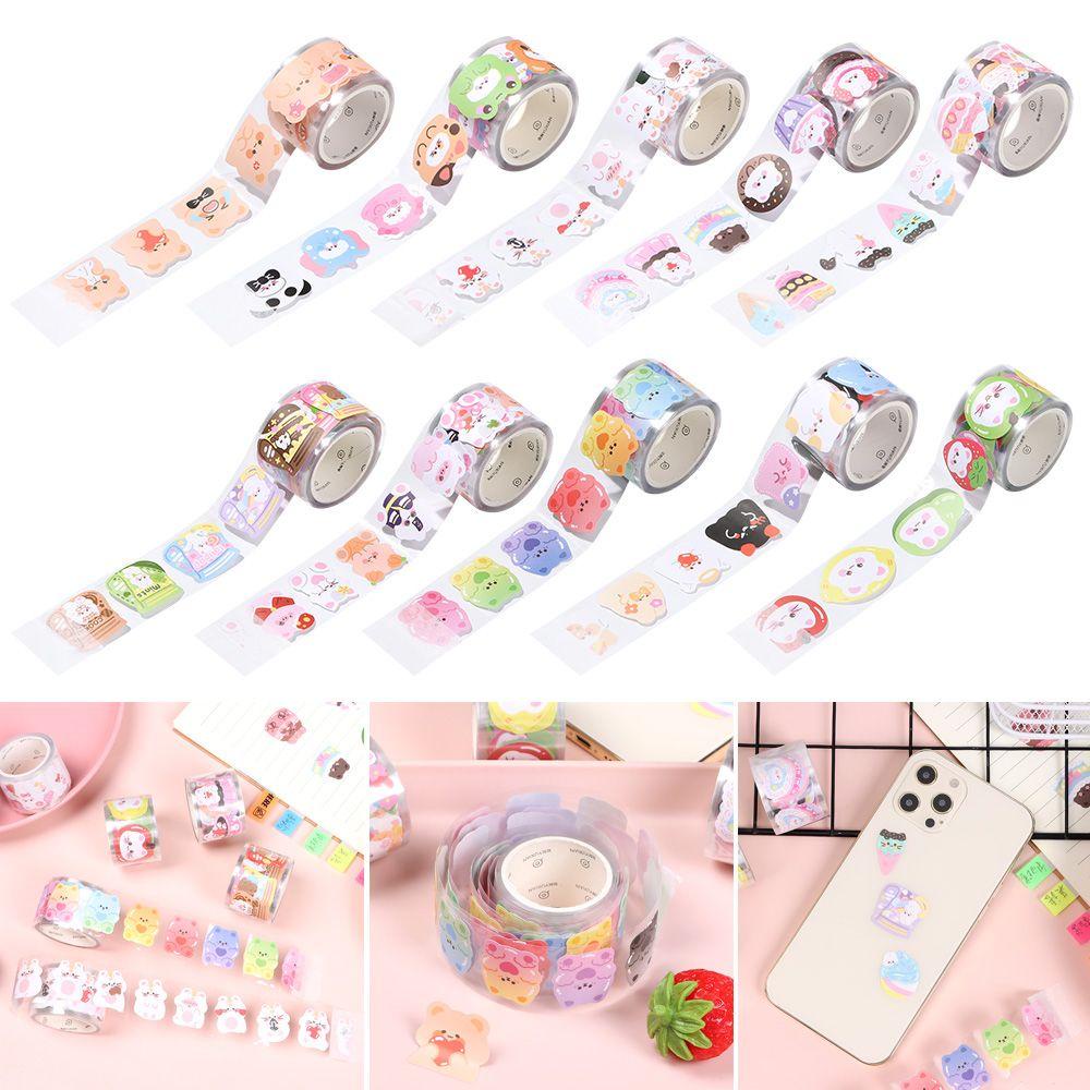 Preva Animal Tape Tearable DIY Kawaii Stiker Scrapbooking Dekoratif