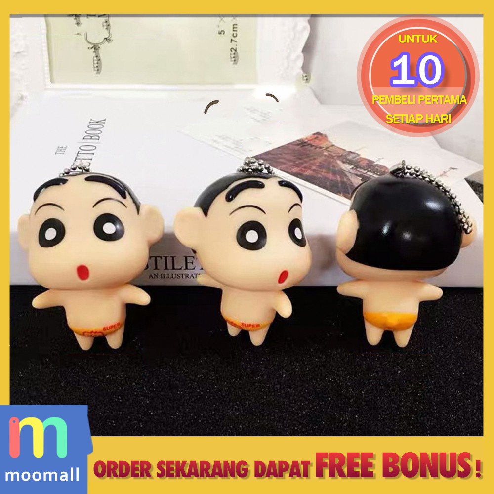 Codtema Crayon Shinchan Gantungan Kunci Motor Unik Keychain Mobil