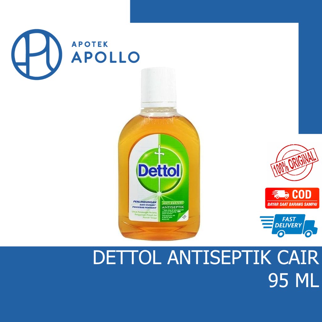 DETTOL ANTISEPTIK CAIR BERBAGAI UKURAN 45ML 95ML 245ML