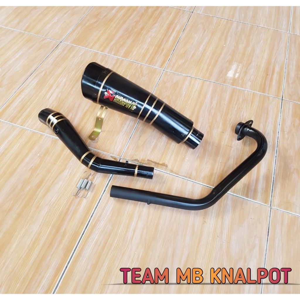 KNALPOT VIXION OLD - VIXION NEW R9 H2 AKRAPOVIC BLACK