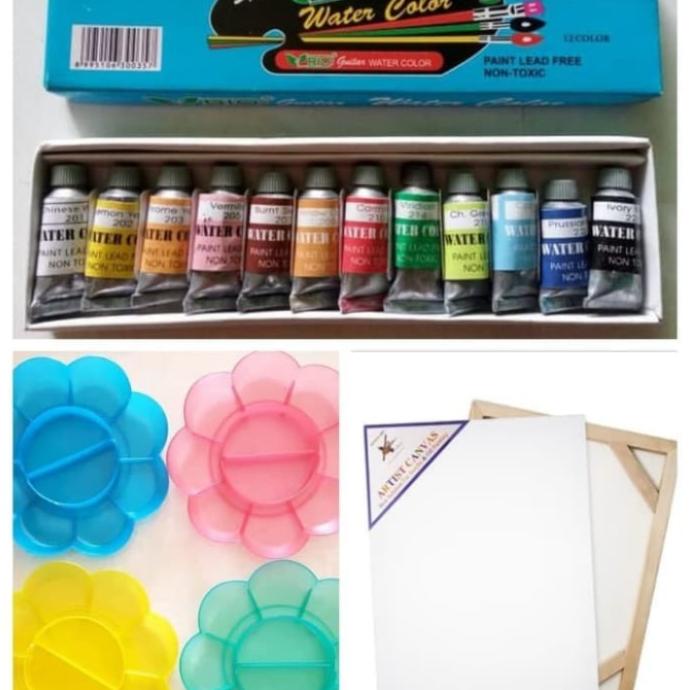 

Paket Lukis 9 (kanvas 30x40,palet,cat air)