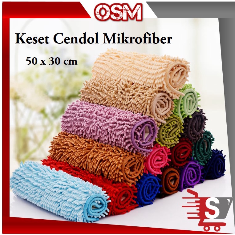 OSM - H   725 (50x30CM) Keset Cendol Mikrofiber Anti Slip