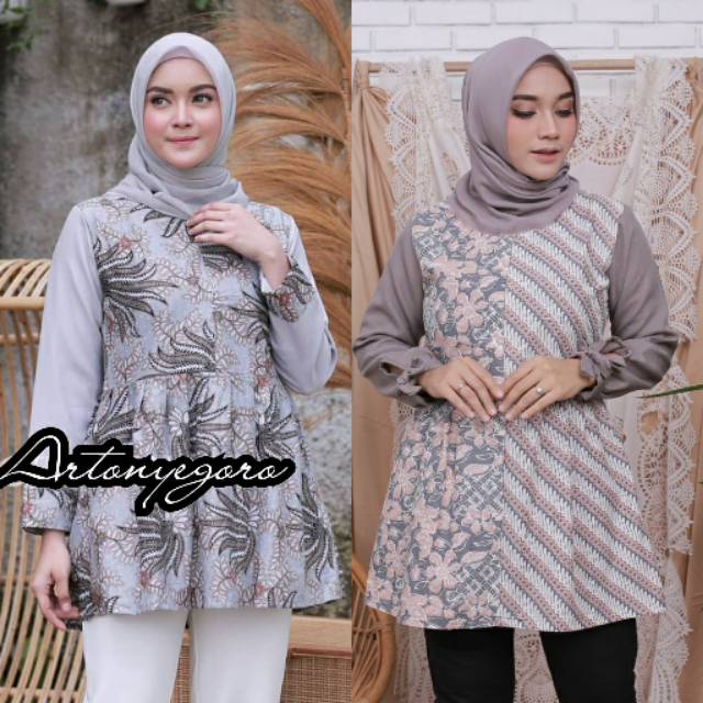 Harga Pabrik Tey-17 Batik Wanita Asj Sa Hrb026 Kenongo Kemeja Tosca Pendek 0OnjalcVOnG8g