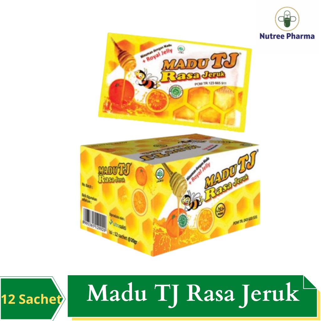 

Madu TJ Rasa Jeruk Box isi 12 Sachet