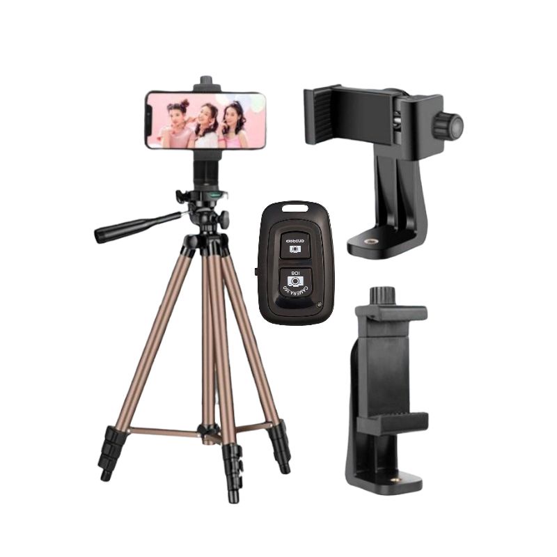 tripod bluetooth remote tripod hp buat waifeng plus kepala tripod baut tiripod  kamera original termurah mendukung semua hp 2in 1