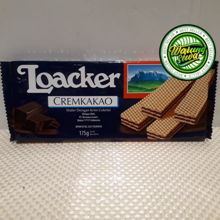 

wafer loacker crem cacao 175 gram