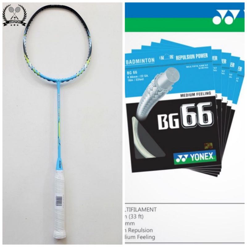 Raket Badminton Ashaway SUPERLIGHT PRO 10 ORIGINAL FREE SENAR GRIP