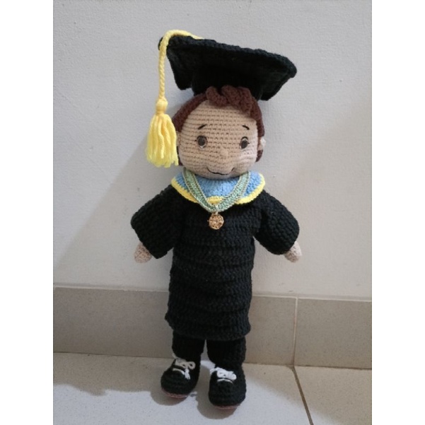[Graduation Doll] Amigurumi Crochet Boneka Graduation | Boneka | Doll | Rajut | Ide Kado