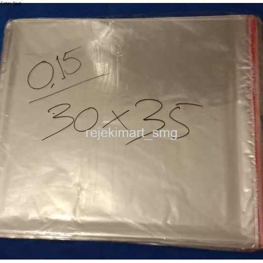 

DISKON BESAR!!! Plastik OPP LEM KONVEKSI Uk ( 30 x 35 ) Tbl ( 0.3 )