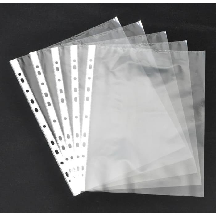

SHEET PROTECTOR / PAPER POCKET / PLASTIK BINDER / Plastik Pocket PP ukuran F4/Folio