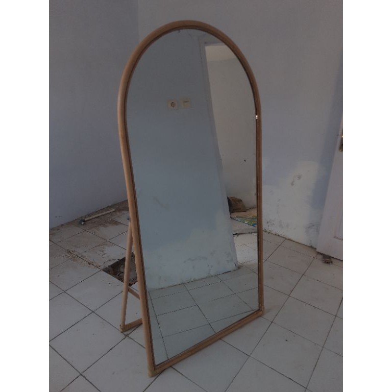 Rotan cermin STANDING Full body 160x80