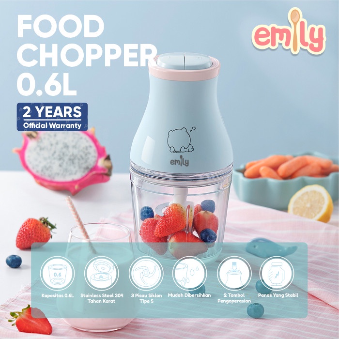 Emily Food Chopper / Perajang Makanan Elektrik