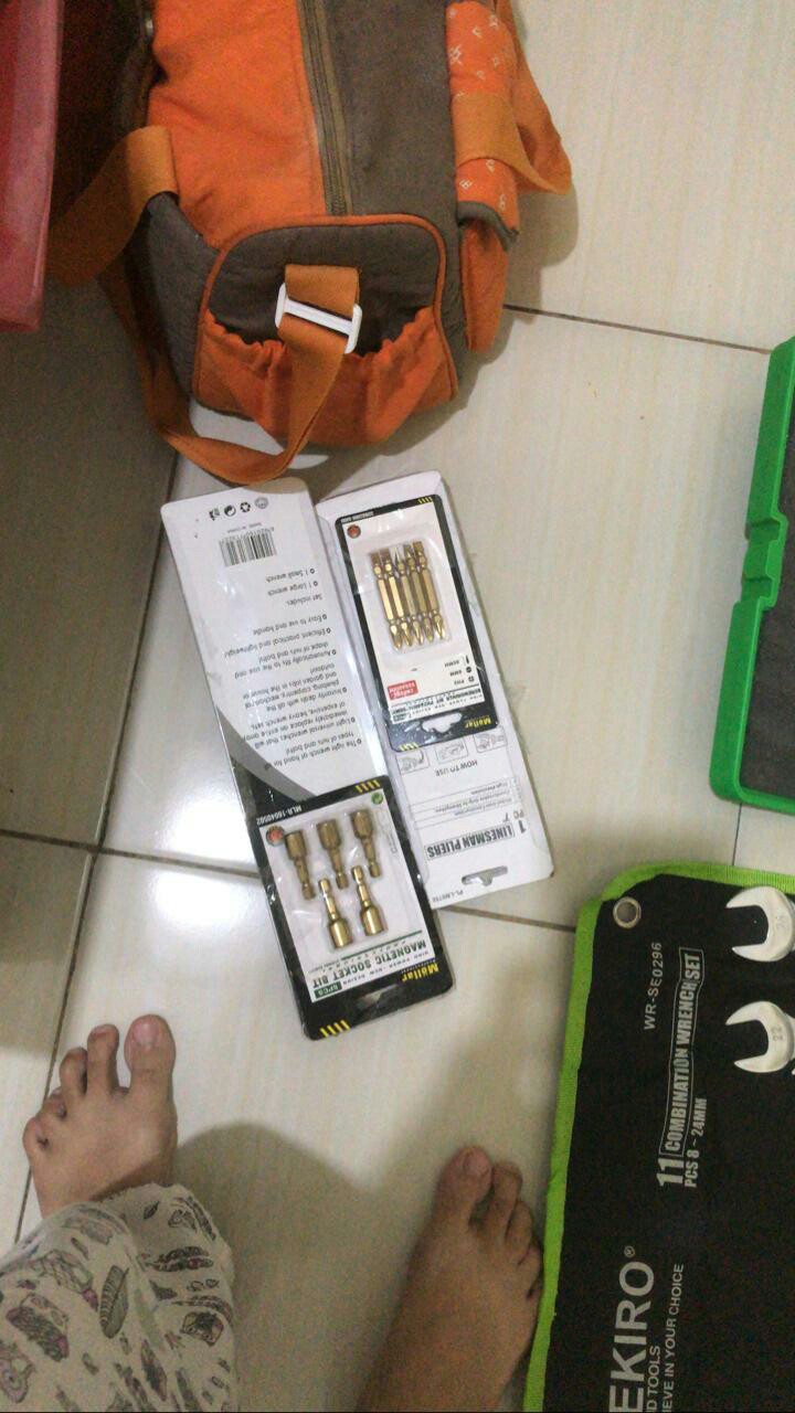 Mollar Kunci Mata Bor Baut Roofing 8 X 42 Mm 1 Set Isi 5 Pcs 16040502