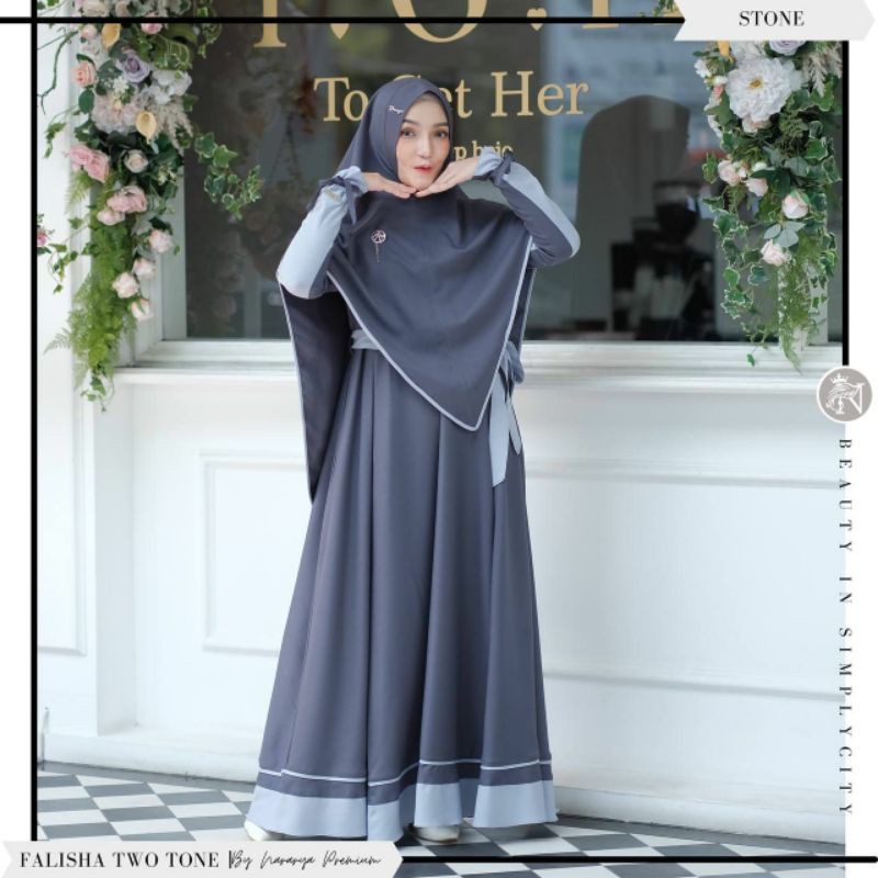 READY GAMIS FALISHA BY NARARYA gamis lebaran 2021 terbaru terlaris