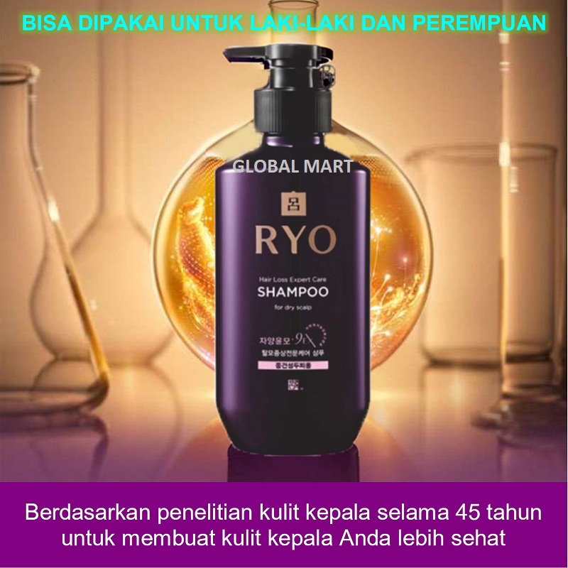 ORIGINAL KOREA Ryo Shampoo Hair Loss Care 400ml Perawatan Rambut Rontok FAST DELIVERY-3