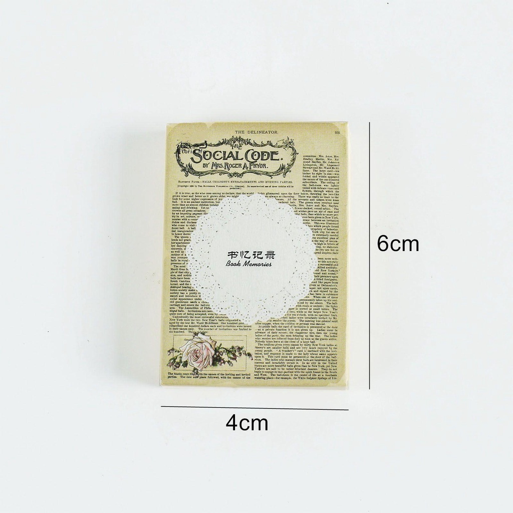 Solighter 24pcs/pack Stiker Label Planner Kotak Musik Retro Lembaran Vintage Stiker Hias