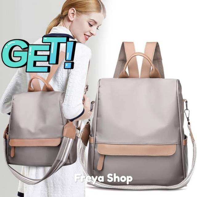 Tas ransel wanita import murah berkualitas Korea cewek Casual Smart stylish Batam Anti maling mini