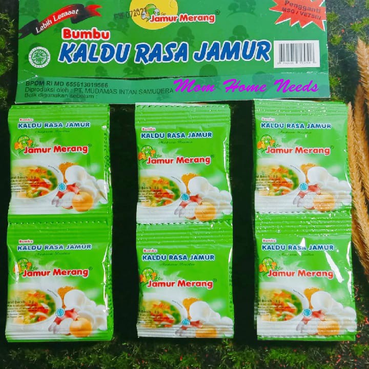 

KALDU JAMUR CAP JAMUR MERANG 1 Pack Isi 30 Sachet @3g | Pengganti MSG