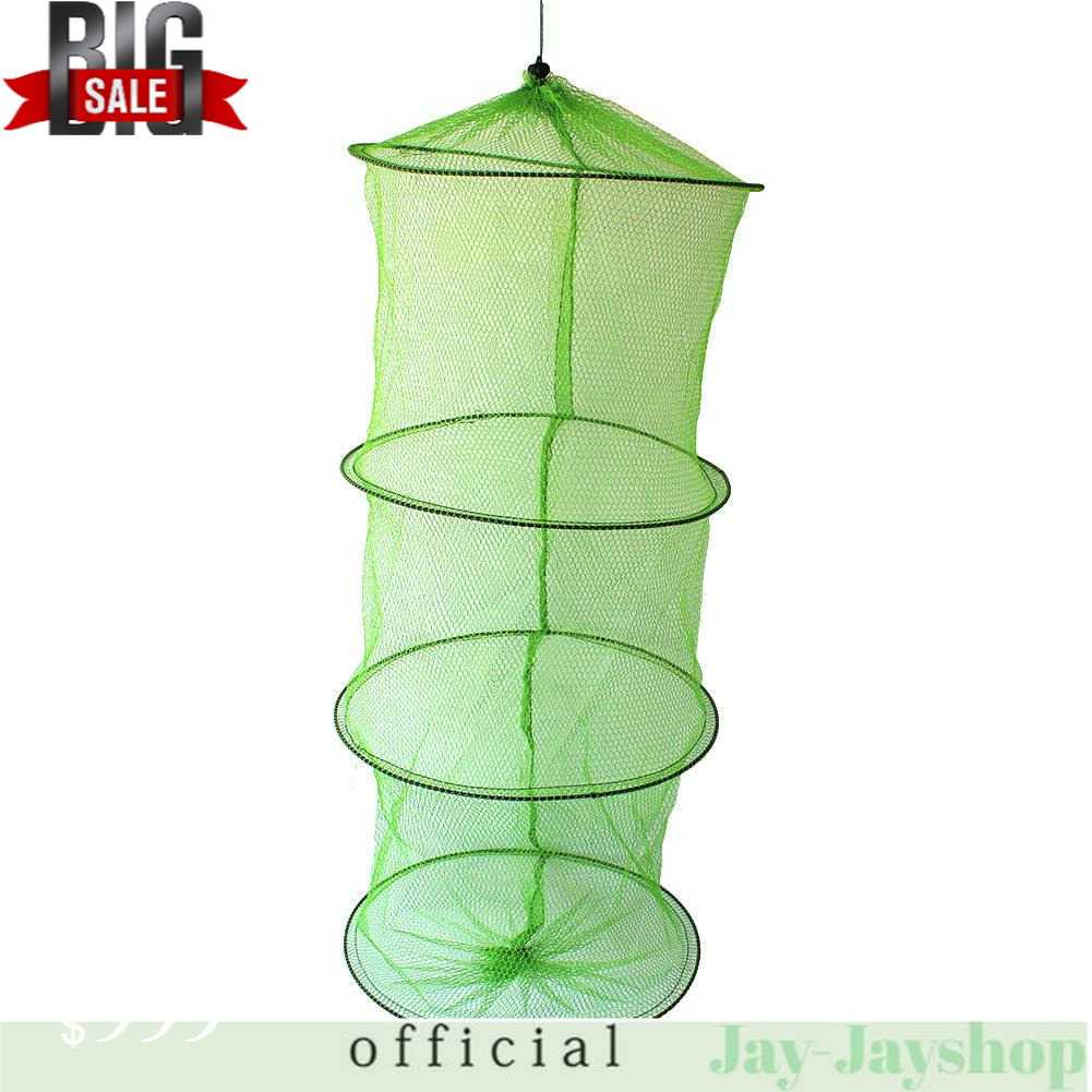 TONQUU Jaring Pancing Ikan Fishing Net Cage Foldable 3 Layers - SCZ620