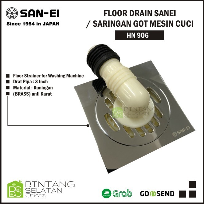 FLOOR DRAIN SANEI SARINGAN GOT MESIN CUCI SANEI HN 906