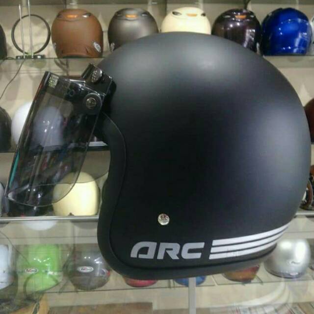 Helm arc asli premium kaca ori bogo
