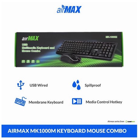 ITSTORE  cod keyboard Mouse USB airmax free Mousepad Speaker combo opaket hemat