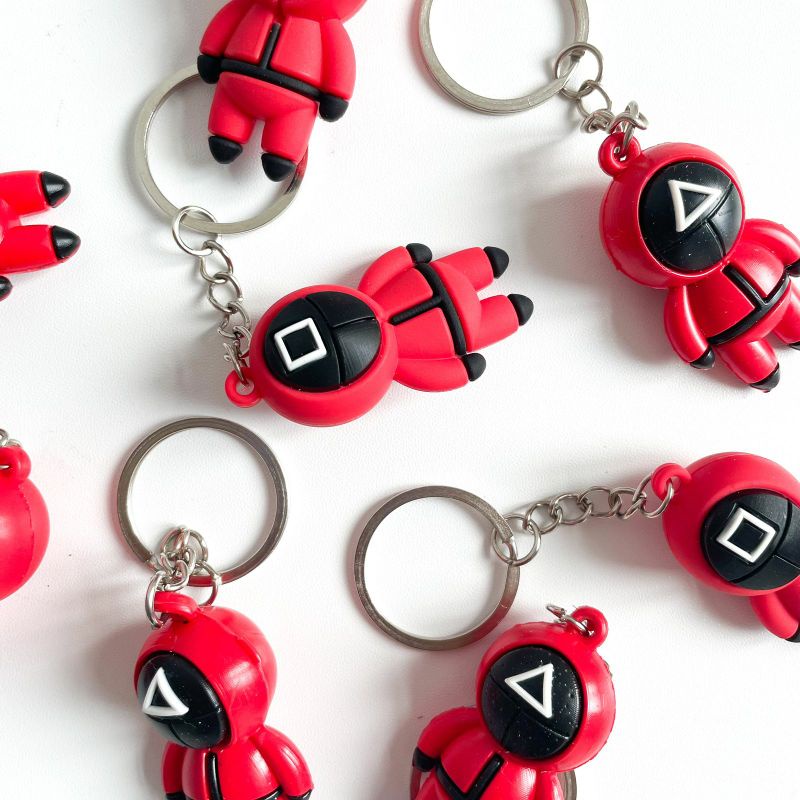 gantungan kunci squid games keychain lucu gantungan kunci lucu murah gantungan kunci murah gantungan