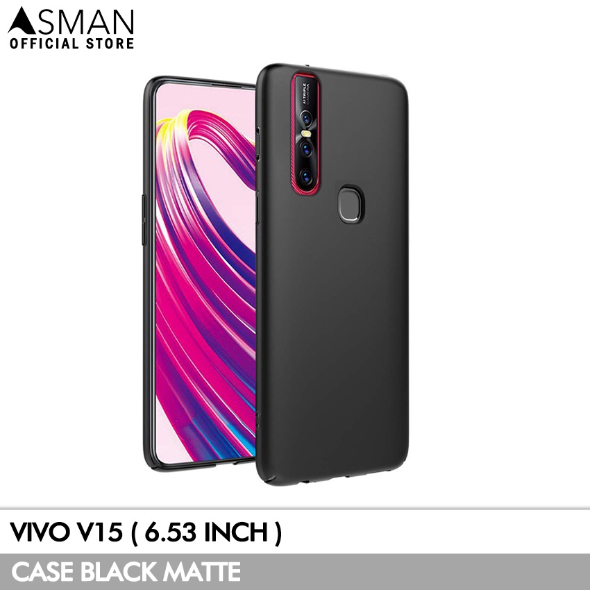 Ultraslim Vivo V15 (6.53&quot;) | Soft Case Black Matte - Black