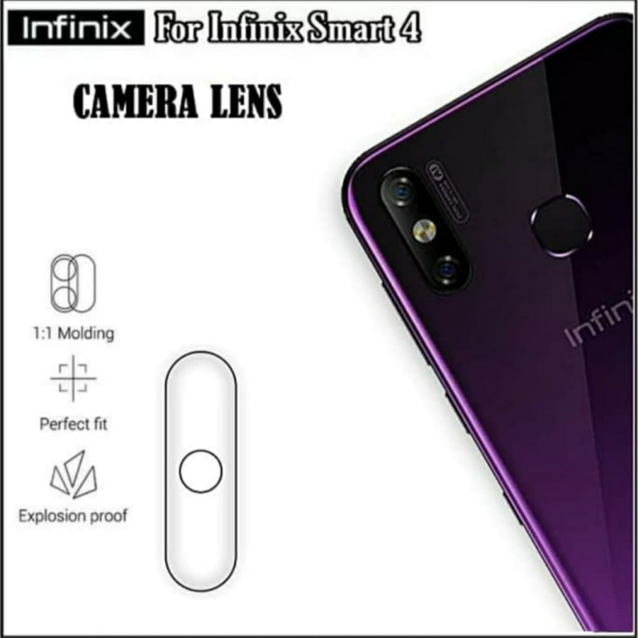 INFINIX SMART 4 SMART 5 SMART 3+ PLUS Tempered Glass Camera Anti Gores Kamera Bening