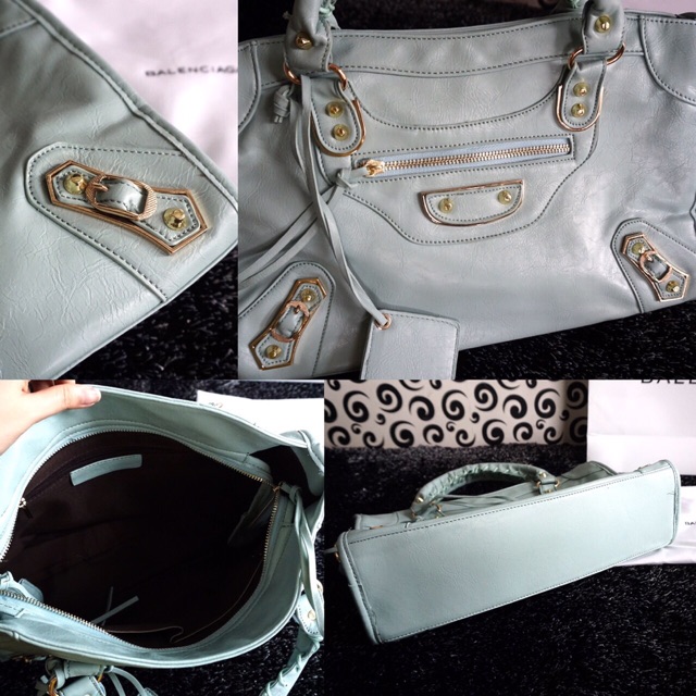 Balenciaga Metallic Edge City Bag