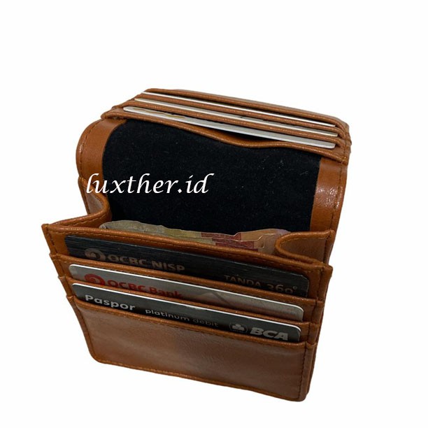 LUXTHER - SIMPLE WALLET FOR UNISEX / BAHAN PIU PVC MAN/WOMEN/ DOMPET PRIA / DOMPET WANITA HAND MADE