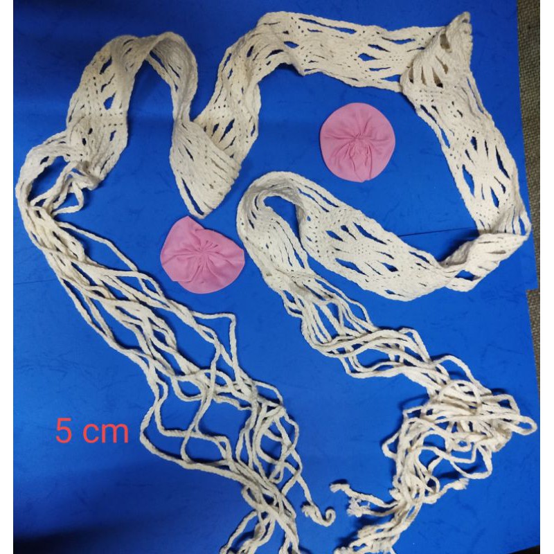 Renda bordir accesoris ikat pinggang baju renda katun