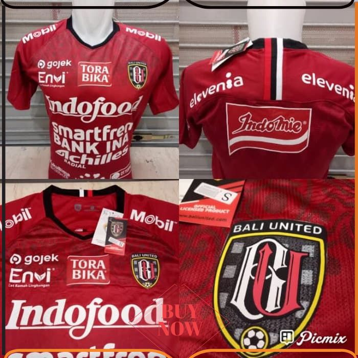 (BISA BAYAR DITEMPAT)-COD JERSEY BOLA BALI UNITED HOME LIGA 1 2019/2020 GRADE ORI IMPORT