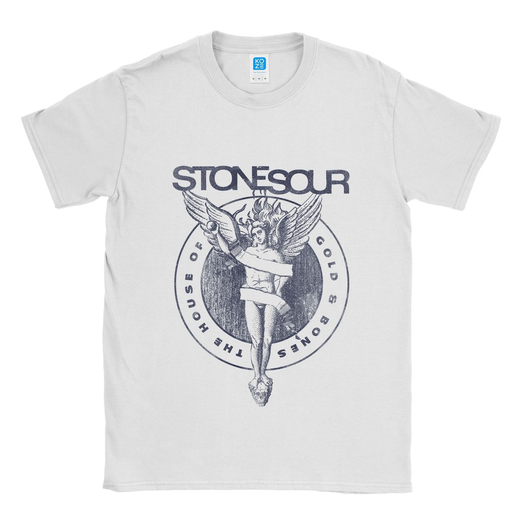 Baju Kaos Band Stone Sour Angel Stamp