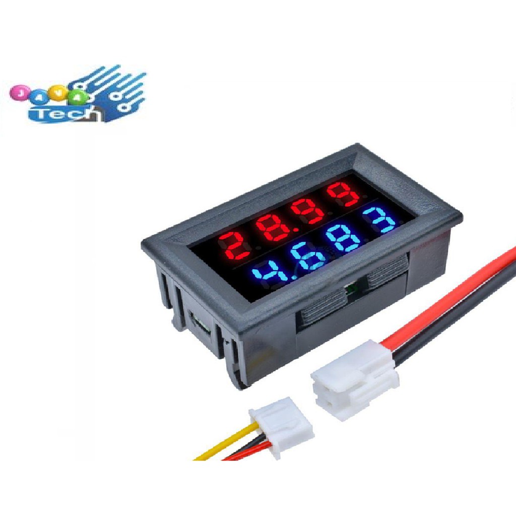 Dual Combo Voltmeter Ammeter Volt Ampere 4 Digit DC 100V 10A