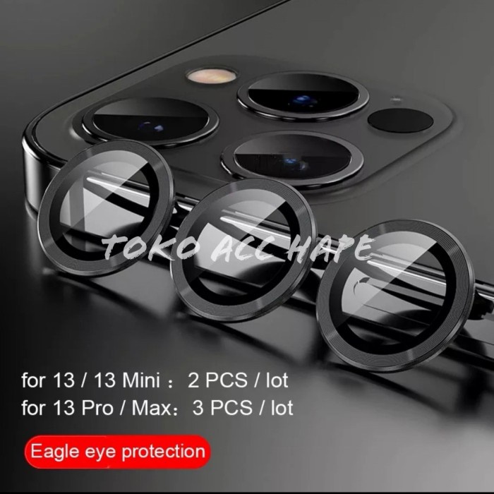 IPHONE 13 MINI/PRO/MAX EYE CAMERA PROTECT METAL RING PELINDUNG KAMERA